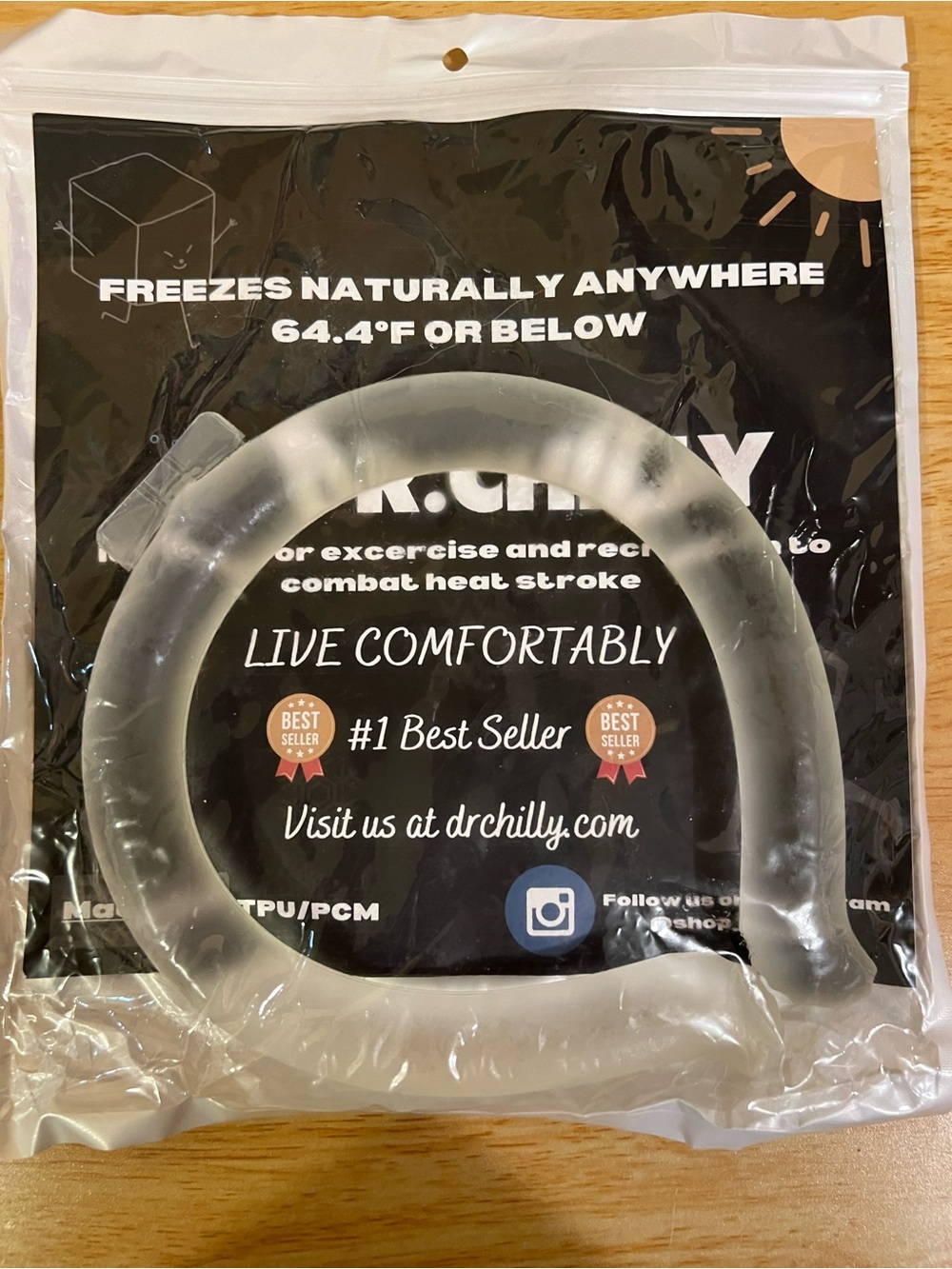 Cooling Neck Ring - Translucent Gel Collar